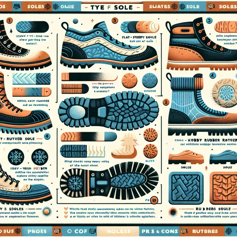 Какая подошва лучше для зимней обуви?